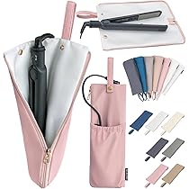 Amazon | Linoha ヘアアイロン ケース 吊り下げ収納 【フラット